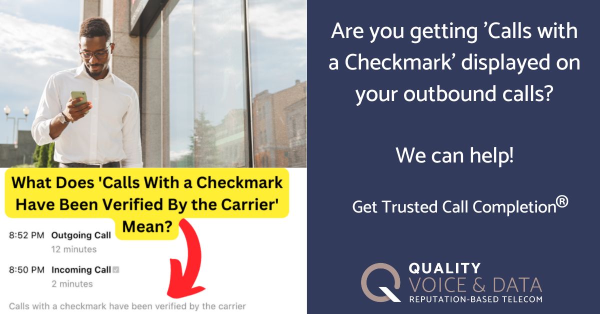 Caller ID Mapping and Calls with a Check Mark